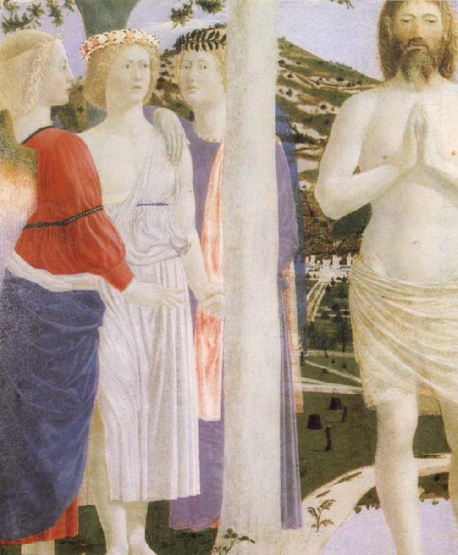 Piero della Francesca Detail of  Baptism of Christ Germany oil painting art